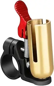 Vintage Copper Bike Bell Cycling Alarm Warning Bells for Mountain Road Bikes Sturdy Durable Crisp Loud Sound for Safe Riding Golden