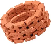 Veemoon 250PCS Scale Realistic Fake Bricks DIY Crafts Landscaping Architecture Model Building Authentic Mini Building Bricks for Dollhouse