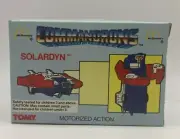 Vintage McDonald’s 1985 Tomy Commandrons Solardyn, NIB, unopened package