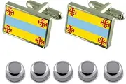 [Select Gifts] Shirt Dress Studs Popayan City Colombia Flag Cufflinks