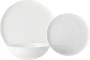 Casa Domani Pearlesque Coupe Dinner Set 18 Piece Gift Boxed