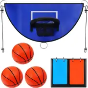 Trampoline Basketball Hoop, with Scoreboard and Mini Basketballs, Breakaway R...