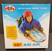 Flexible Flyer Big Air Snow Tube 46" Long Heavy Duty Handles Sledding Fun