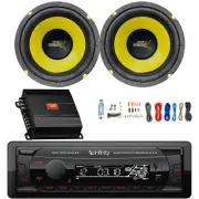 Infinity Single DIN Bluetooth MP3 Receiver, 2x 6.5'' 300W Speakers, Amp w/Kit