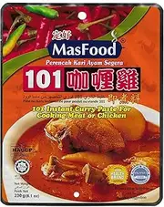 MasFood 101 Instant Curry Paste for Meat or Chicken, 230 g