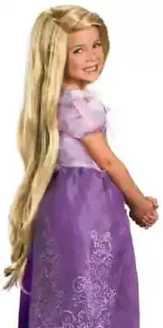Rapunzel Wig Disney's Tangled Princess Blonde Halloween Child Costume Accessory