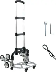 HPAMR Folding Trolley, Foldable Portable Trolley, Shopping Cart Grocery Troll...