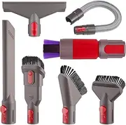 Replacement Attachments for Dyson Cordless V15 V12 V11 V10 V7 V8 Brushes Extension Hose Mattress Brush Crevice Accessories Kit 7pcs