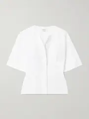 [MCQUEEN] MCQUEEN - Cotton-poplin Shirt - White - IT42 IT 42 White