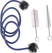 Yardwe Trumpet Cleaning Accessories 3pcs Brush Set Flexible Brushes for Easy Trumpet Cleaning