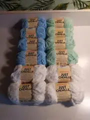 12 Skeins Premier Just Chenille Chunky Yarn ,mixed colors