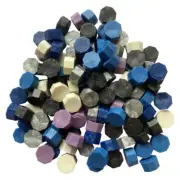 Stormy Night Color Mix Sealing Wax Beads (approx 250 total beads)