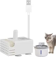 GEUGECY Water Pump for Cat Fountain - Mini Pump for Aquarium,Energy-Saving Mini Water Circulation System for Aquarium Fish Tank Rockery Fountain