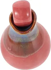 HAPINARY Ceramic Essential Oil Bottle Scent Oil Catch Can Oils Oil Vial Ceramic Oil Jar Oil Bottles Apothecary Bottles Spa Bottle Ceramic Oil Container Pink Ceramics