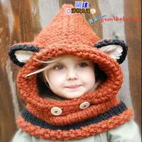 在飛比找蝦皮購物優惠-韓版 狐狸 造型毛帽 編織毛帽 保暖毛線帽 針織帽 卡通造型