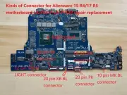Alienware 15 R4/17 R5 motherboard LA-F551P LA-F552P Connector repair replacement