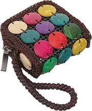 [FOMIYES] Compact Coin Purse Wallet Lightweight Woven Change Pouch for Cards Cash Stylish Small Wallet for Outdoor Activities for Teens and Women
