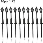 10 X OO / HO Gauge Led Street Lights Model Train Lamps Railway Lamp Posts