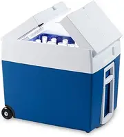 MOBICOOL MT48W AC/DC Thermoelectric Coolbox, Mini Fridge 48 Litre Metallic-Blue, 12/230 V
