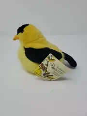 Wild Republic Audubon Birds Chirping Plush American Goldfinch Backyard Series 1