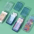 Swab Canisters Toothpick Container Q-tip Holder Cotton Balls Dispenser Box