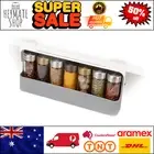 Cupboard Store Under Shelf Spice Rack Kitchen Storage Organiser Grey Holder Pull