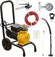 2.5L/min Commercial Airless Paint Sprayer, 4000W High Pressure Heavy Duty Painting Machine with 1 Spray Guns & 10M Hose Electric Painting Machine for Home Interior Exterior Wall Spraying
