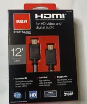RCA 12' DIGITAL HDMI CABLE 3D DH12HHF
