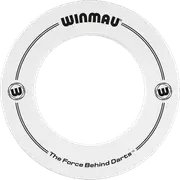 White WINMAU Professional Dart Board Surround one piece surround Made in the UK