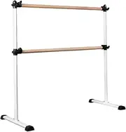MEMAX Portable Double Ballet Barre Stretch Bar - 140cm