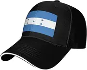 [SSIULUS] Flag of Honduras Casquette Cap Hats,Trucker,Baseball Cap with Snapback,Perfect for Summer,Golf