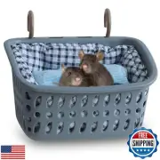 JWShang Rat Hammock for Cage, Chew Proof Hanging Basket Bed with Sturdy Hooks