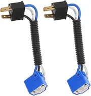 2pcs Car Plug Socket Car Lights Light Socket Adapter Lights for Car Auto Indicator Lamp Socket Car Light Wire Bulb Socket Holder Plastic Lamp Base Headlight Wire Harness Ceramics