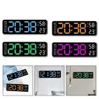 Modern Digital Alarm Clock with Date Display and Temperature Indicator