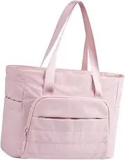 Perfeclan Gym Bag Women's Handbag with Yoga Mat Strap Stylish Portable Large Capacity Wear Resistant for Gym Work Yoga Dating Commuting