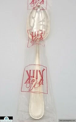Kirk Calvert Sterling Silver Pierced Tablespoon 8 3/8" Serving Spoon *BRAND NEW*