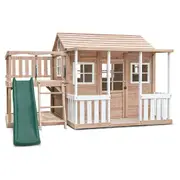 Lifespan Kids Finley Cubby House Set with 1.8m Green Slide