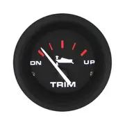 Veethree Black Amega Trim Gauge for Johnson/ Evinrude Outboards