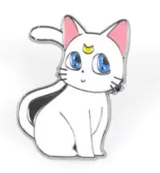 Manga Series - Sailor Moon's cat Artemis enamel pin - Free AU Post - AU stock
