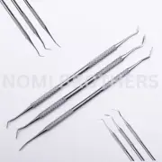 3 Pcs Superior Dental Hollenback Amalgam Restorative Wax Carver Instuments