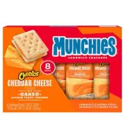 New Munchies Cheetos Cheddar Cheese Crackers Baked Sandwich Crackers 11oz