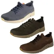 Mens Padders Casual Lace Up Nubuck Leather Trainers 'Max'