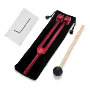 128 Hz Tuning Fork Weighted Red Tuning Forks for Healing 128 Hz Sonic6738