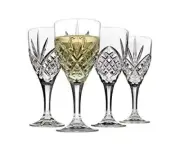 Wine Glasses Stemmed White Wine Glass Goblets - 6.75oz Set of 4