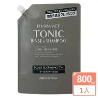 在飛比找momo購物網優惠-【KUM 熊野】TONIC 雙效冰涼洗髮精補充包 800ml