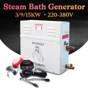 3-15KW Steam Generator Shower Sauna Bath Home Spa with Controller Steam Bath