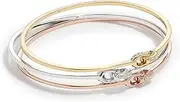 [Coach] Interlocking Signature C Stone Bangle Bracelet Set