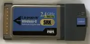 linksys wireless g notebook adapter With SRX