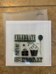 Close to My Heart Acrylix Acrylic Stamp Set - Good Times NEW CTMH