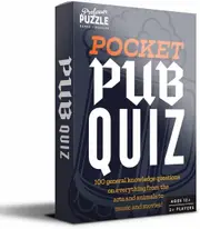 Professor Puzzle Pocket Pub Quiz Mini Trivia Card Game 2+ Players (PRO208761)